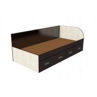 Pat Mario 900x2000 cu 2 sertare perete